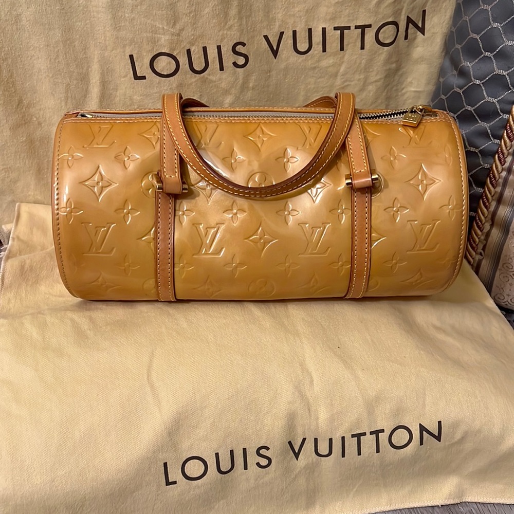 Pre loved authentic Vernis yellow/orange LV